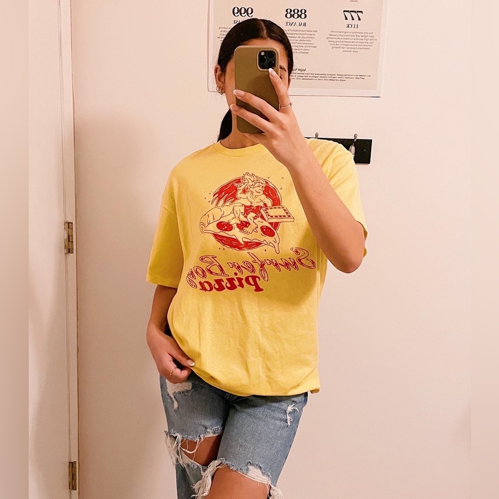 Stranger Things Surfer Boy Pizza T-Shirt